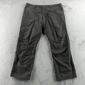 Kuhl Revolvr Pants Mens 38x30 Gray Outdoor Hiking Straight Leg Nylon Blend